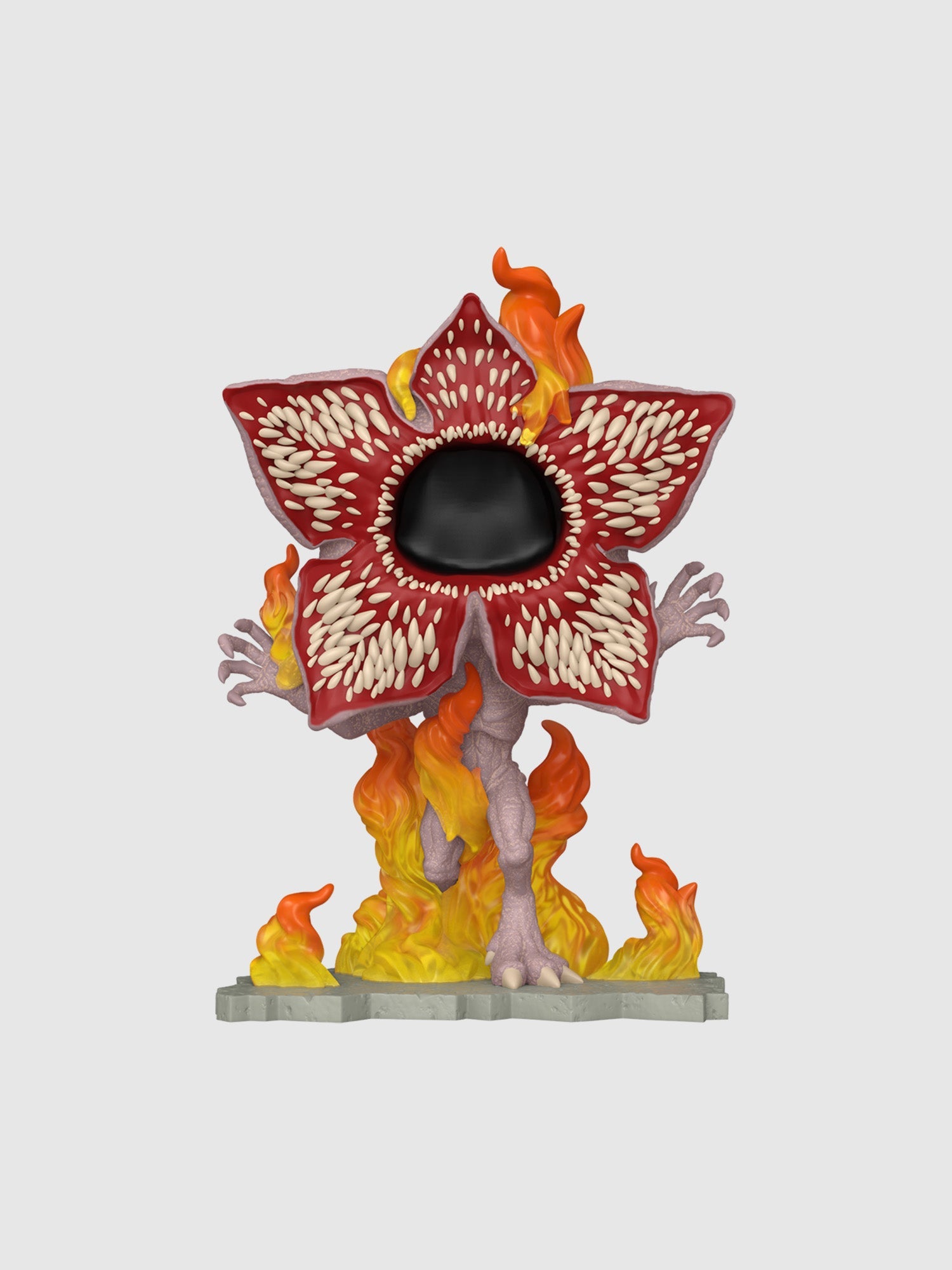 Stranger Things Demogorgon em chamas - Figura Premium Funko Pop! Exclusiva