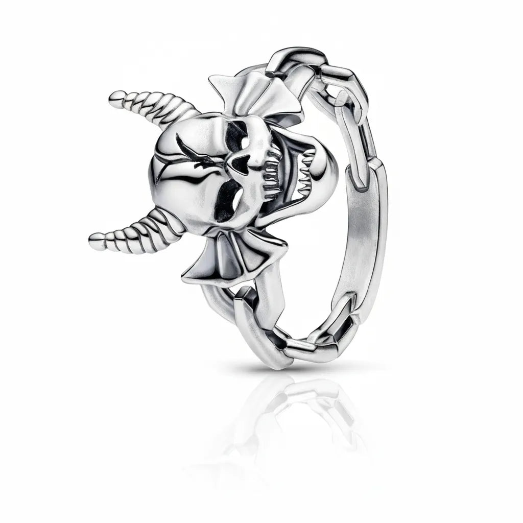 Anel Pandora Stranger Things Banhado em Prata