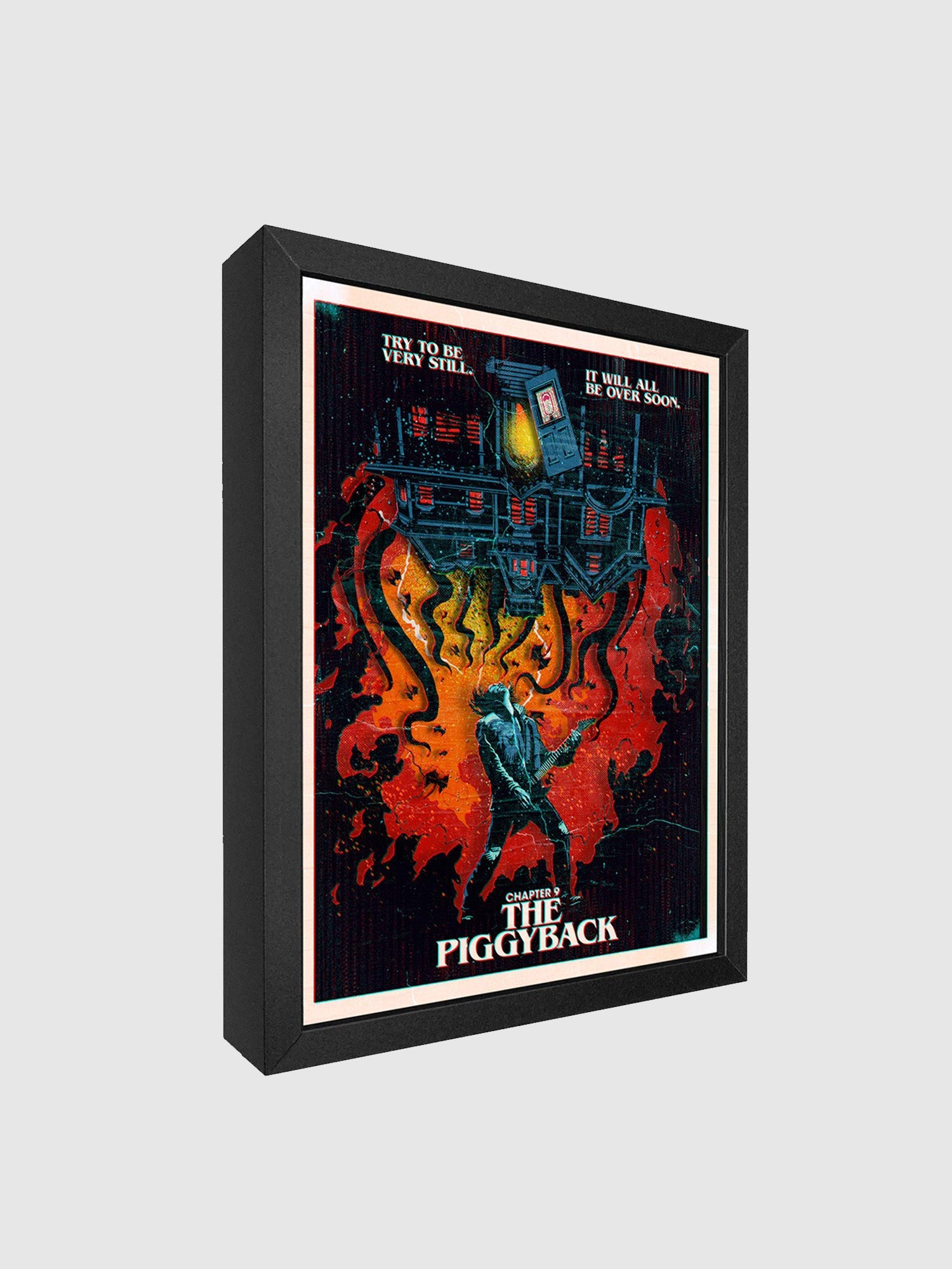 Stranger Things: A Arte Shadowbox Piggyback de Artovision