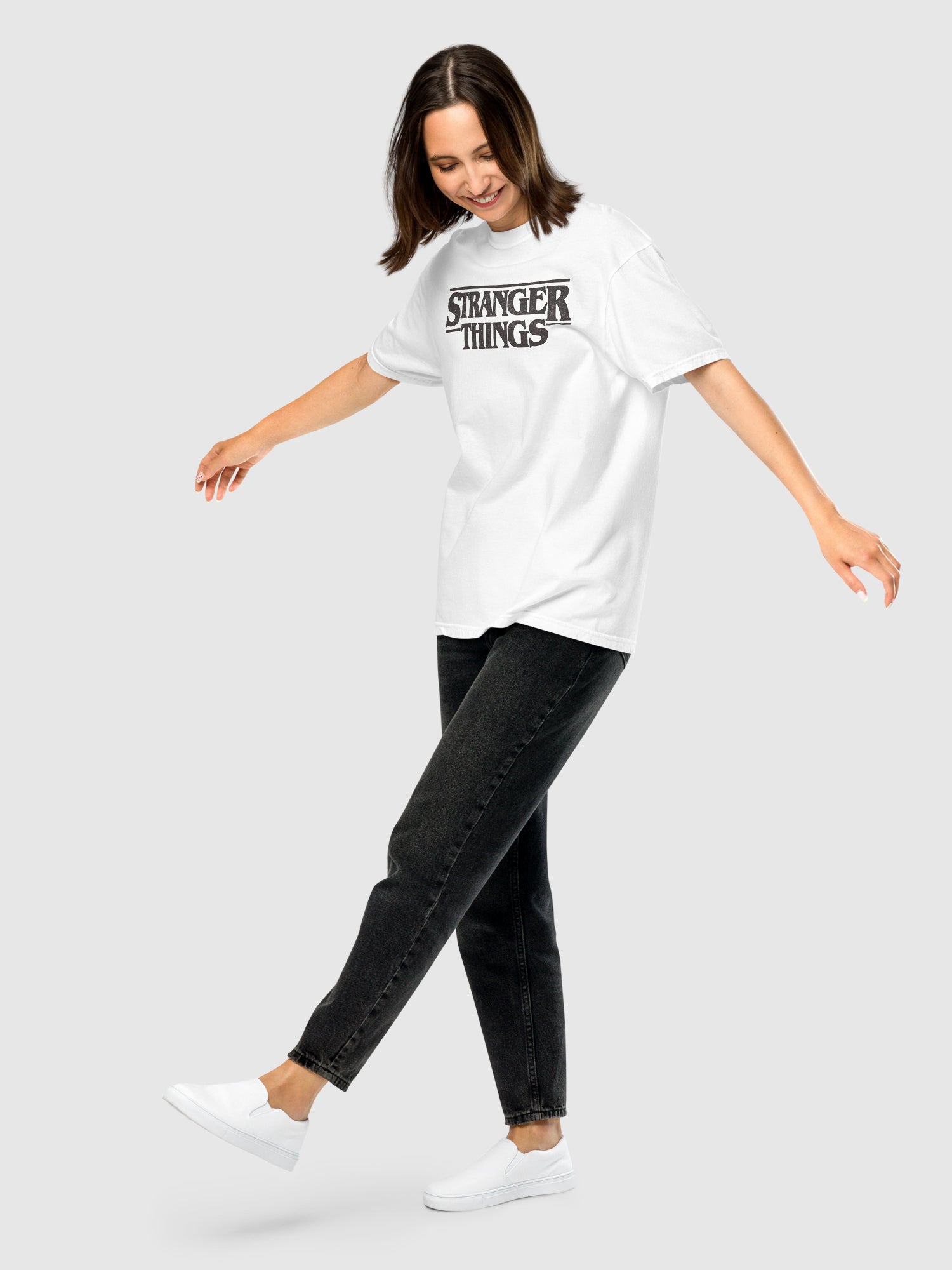 Camiseta Comfort Colors Stranger Things Preso no Upside Down