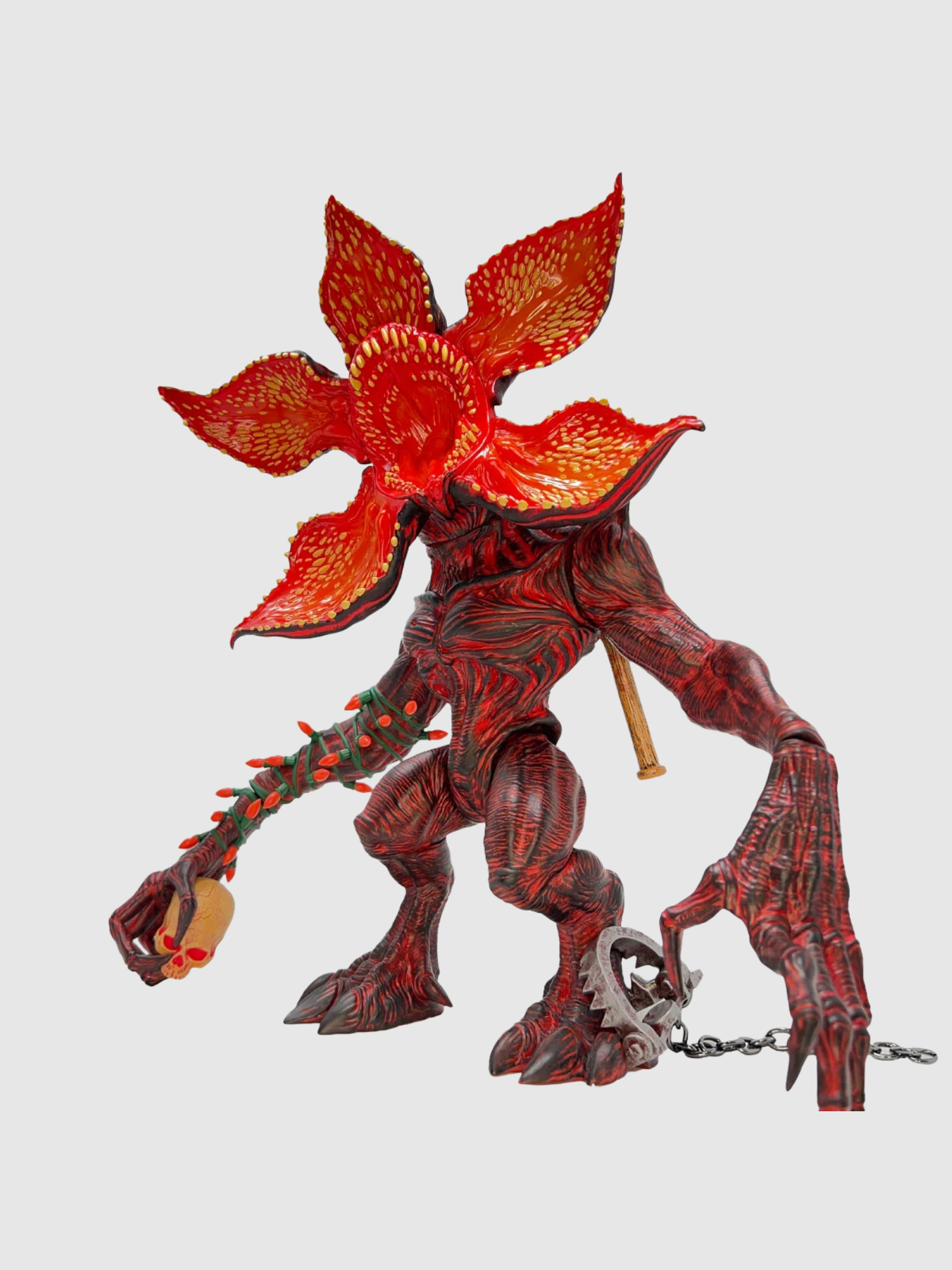 Figura de vinil estilo designer do Demogorgon de Stranger Things por James Groman - Variante do Mundo Invertido