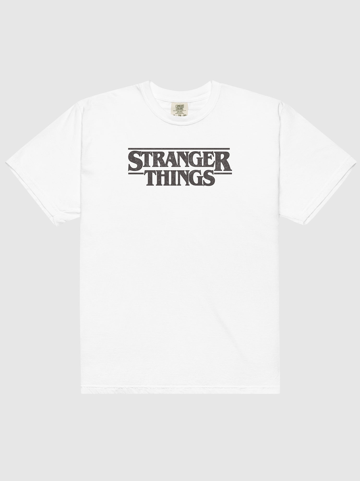 Camiseta Comfort Colors Stranger Things Preso no Upside Down